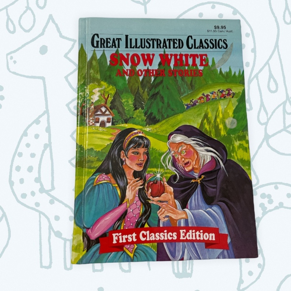 Great Illustrated Classics Snow White And Other Stories Hardcover Children Book
